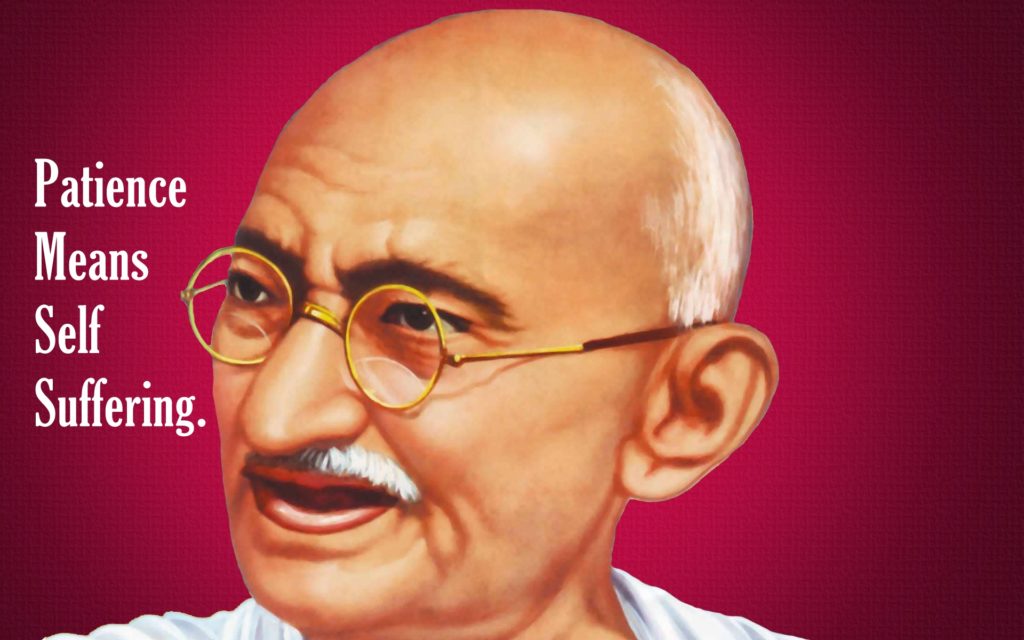 Artistict Portrait of Gandhi