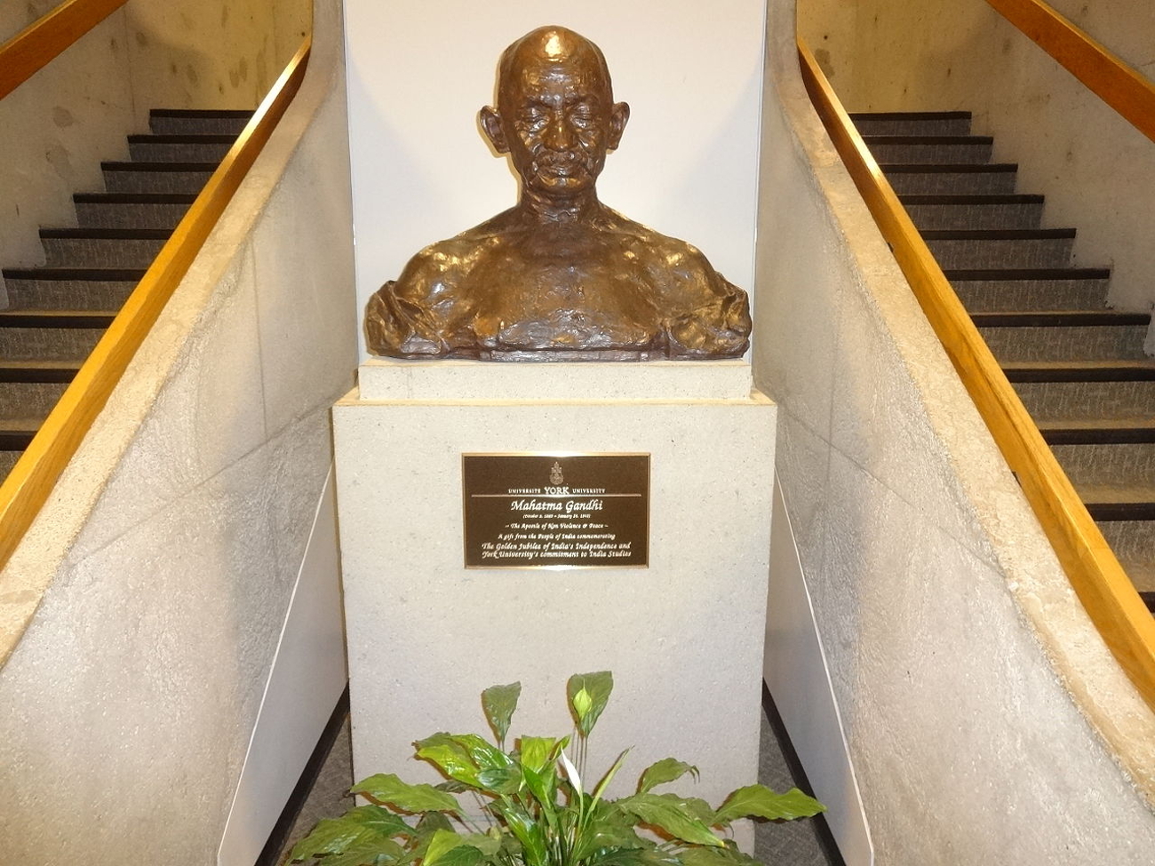 Gandhi's monument at York University